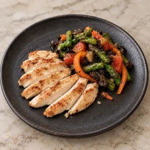 Grilled chicken + country sauté