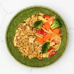 Slow cook turkey + Vegetable mix